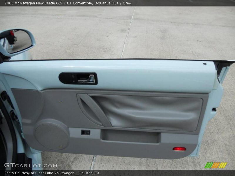 Aquarius Blue / Grey 2005 Volkswagen New Beetle GLS 1.8T Convertible