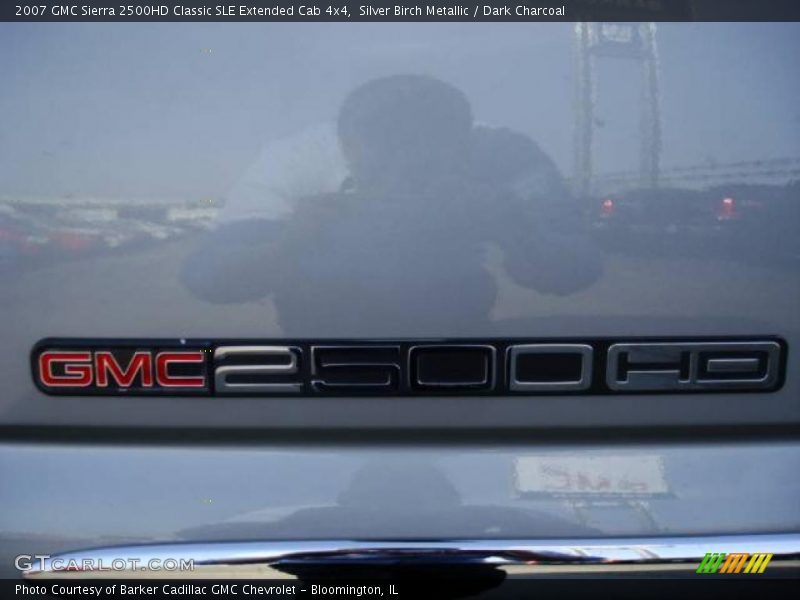 Silver Birch Metallic / Dark Charcoal 2007 GMC Sierra 2500HD Classic SLE Extended Cab 4x4
