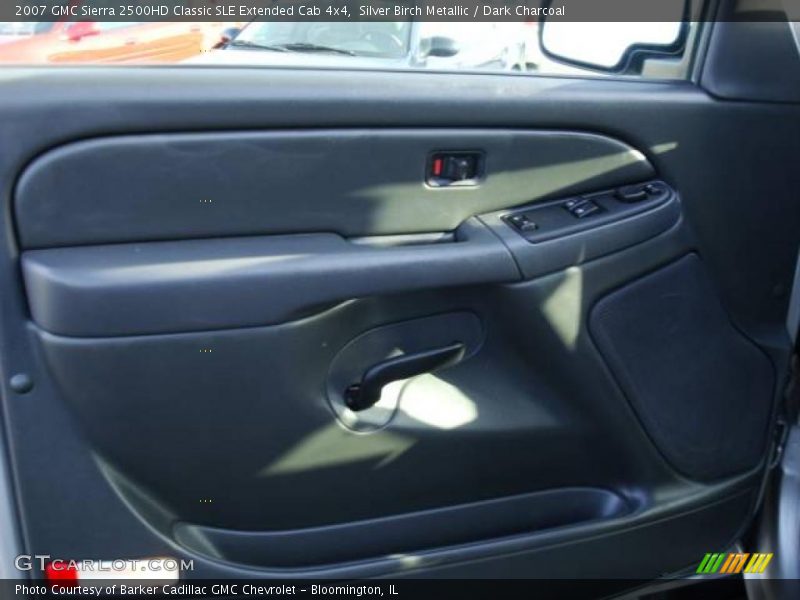 Silver Birch Metallic / Dark Charcoal 2007 GMC Sierra 2500HD Classic SLE Extended Cab 4x4