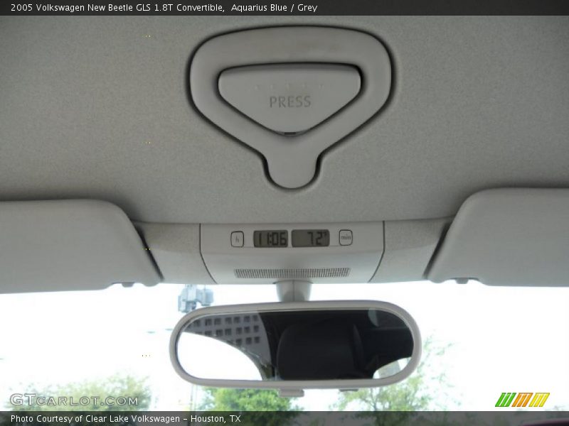 Aquarius Blue / Grey 2005 Volkswagen New Beetle GLS 1.8T Convertible