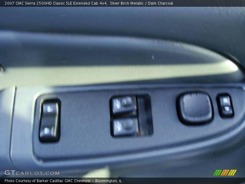 Silver Birch Metallic / Dark Charcoal 2007 GMC Sierra 2500HD Classic SLE Extended Cab 4x4