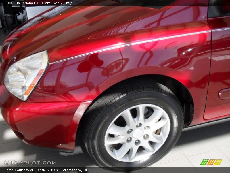 Claret Red / Gray 2006 Kia Sedona EX