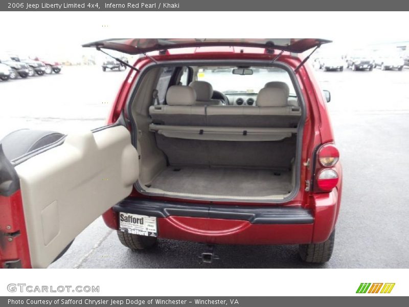 Inferno Red Pearl / Khaki 2006 Jeep Liberty Limited 4x4