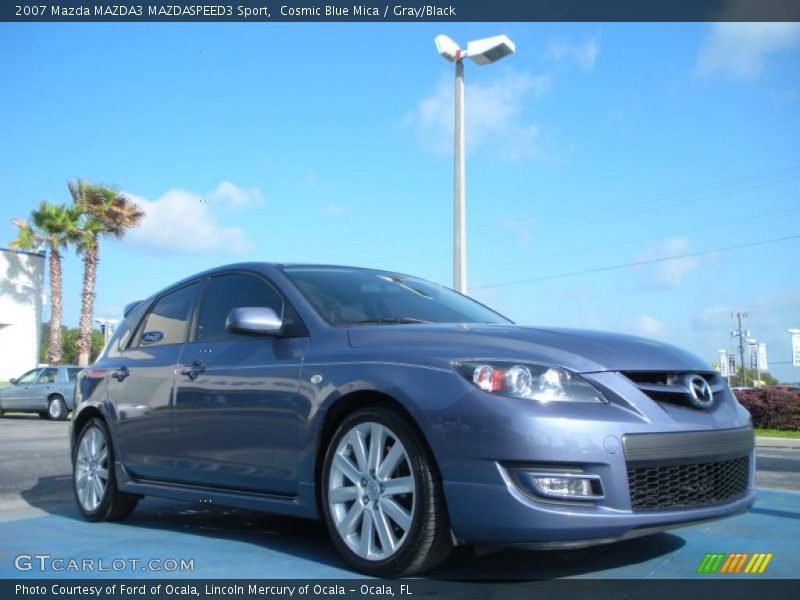 Front 3/4 View of 2007 MAZDA3 MAZDASPEED3 Sport