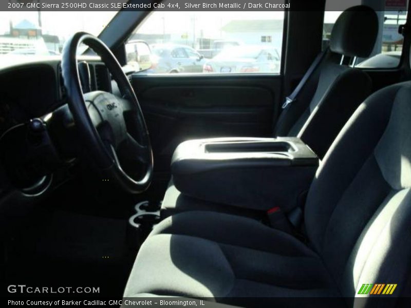 Silver Birch Metallic / Dark Charcoal 2007 GMC Sierra 2500HD Classic SLE Extended Cab 4x4