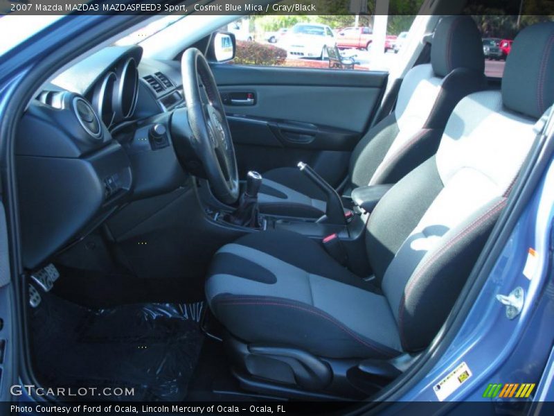  2007 MAZDA3 MAZDASPEED3 Sport Gray/Black Interior