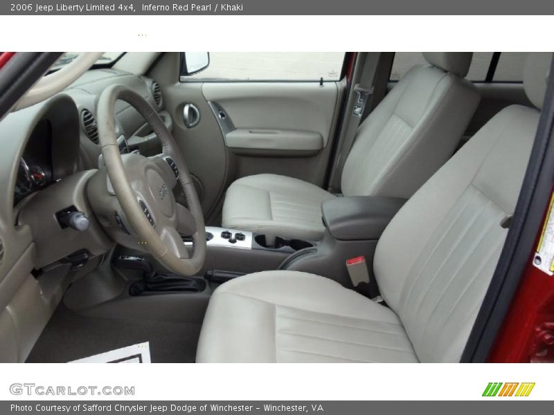  2006 Liberty Limited 4x4 Khaki Interior