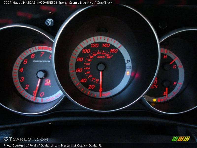  2007 MAZDA3 MAZDASPEED3 Sport MAZDASPEED3 Sport Gauges