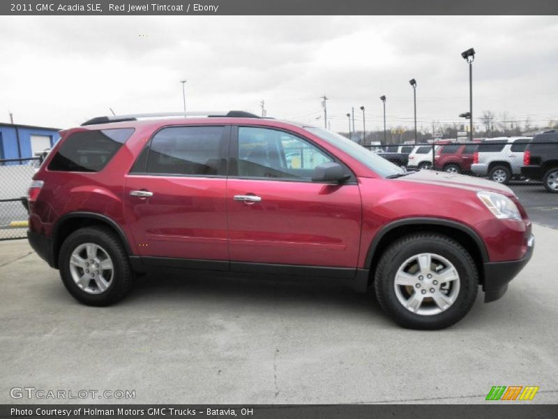 Red Jewel Tintcoat / Ebony 2011 GMC Acadia SLE