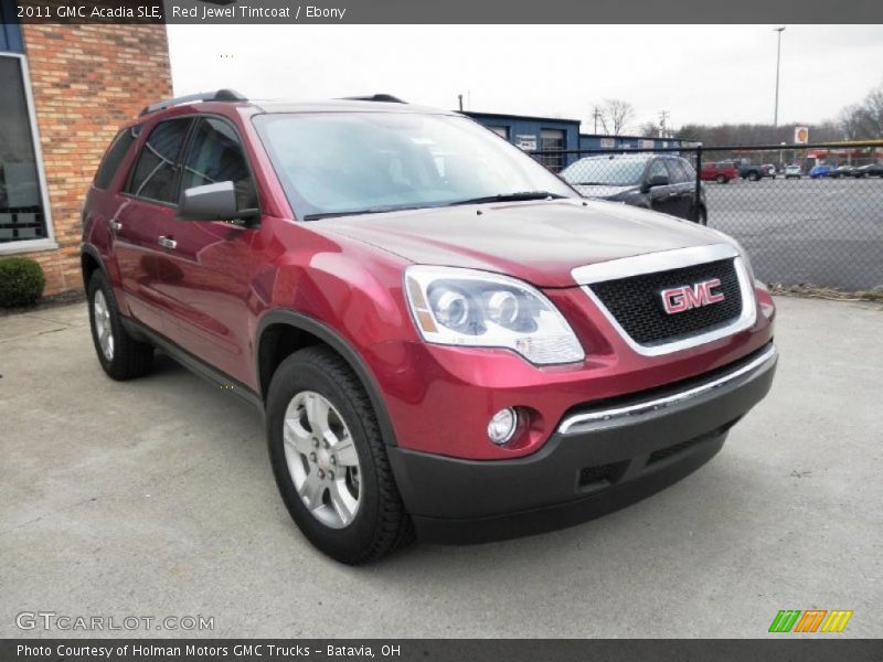 Red Jewel Tintcoat / Ebony 2011 GMC Acadia SLE