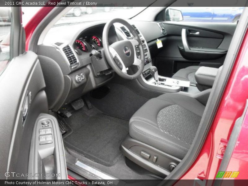 Red Jewel Tintcoat / Ebony 2011 GMC Acadia SLE