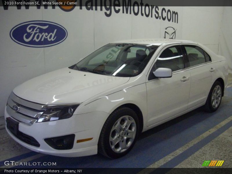 White Suede / Camel 2010 Ford Fusion SE