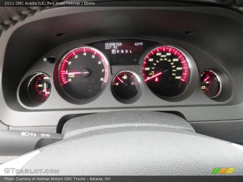 Red Jewel Tintcoat / Ebony 2011 GMC Acadia SLE