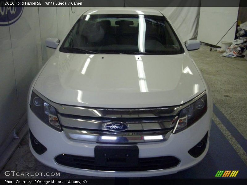 White Suede / Camel 2010 Ford Fusion SE
