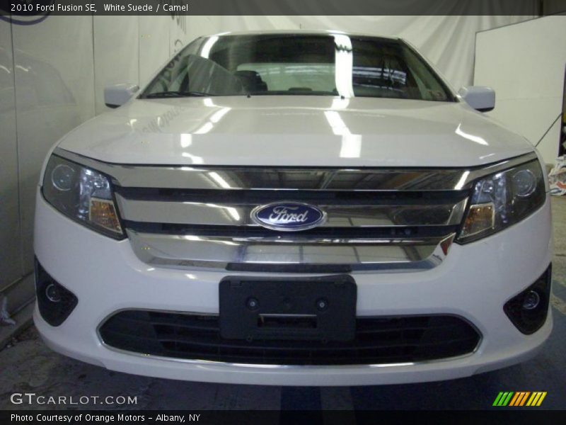 White Suede / Camel 2010 Ford Fusion SE