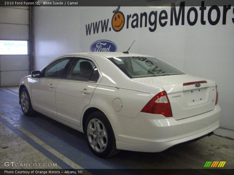 White Suede / Camel 2010 Ford Fusion SE