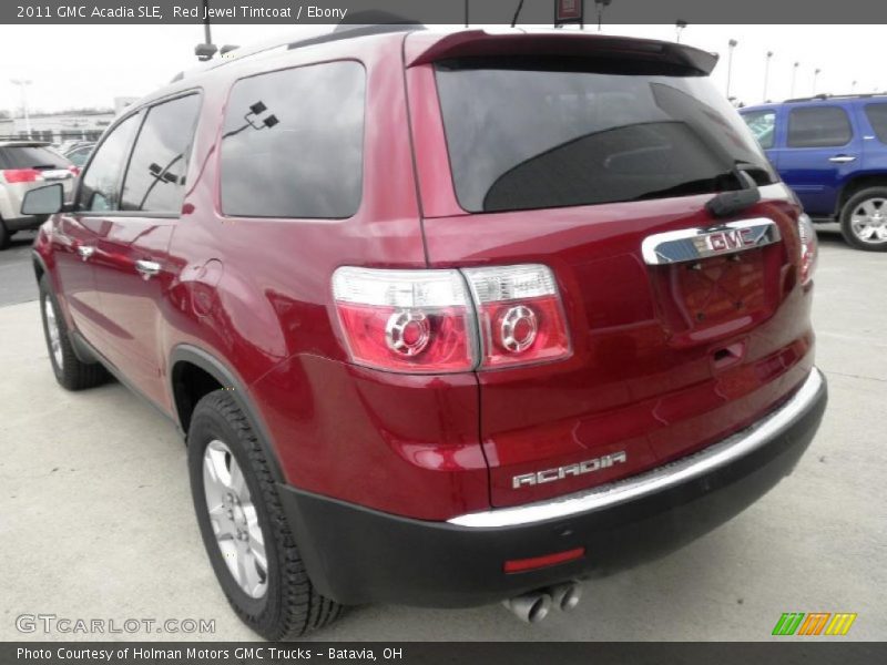 Red Jewel Tintcoat / Ebony 2011 GMC Acadia SLE