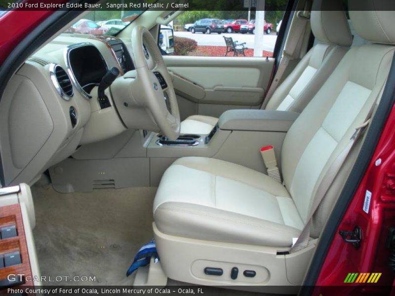 Sangria Red Metallic / Camel 2010 Ford Explorer Eddie Bauer