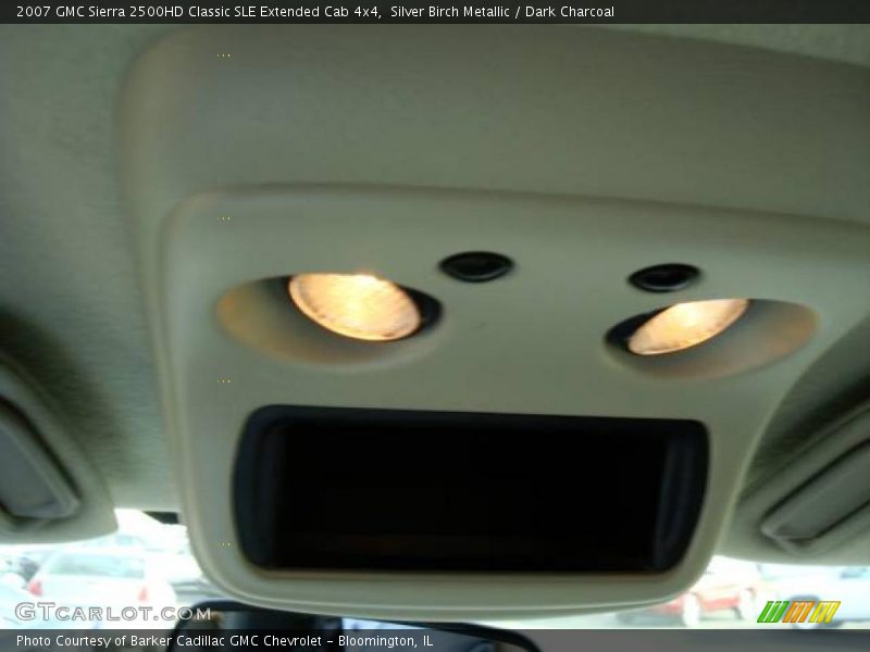 Silver Birch Metallic / Dark Charcoal 2007 GMC Sierra 2500HD Classic SLE Extended Cab 4x4