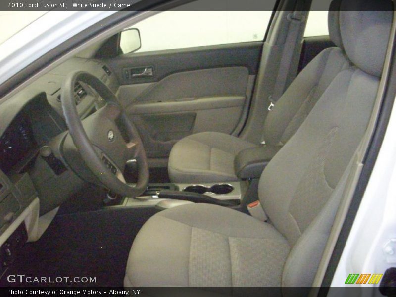 White Suede / Camel 2010 Ford Fusion SE