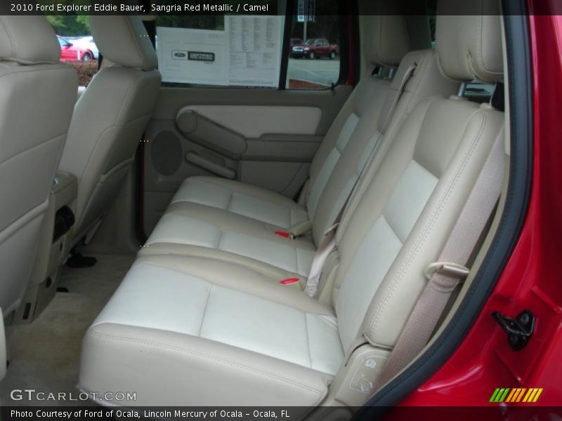 Sangria Red Metallic / Camel 2010 Ford Explorer Eddie Bauer