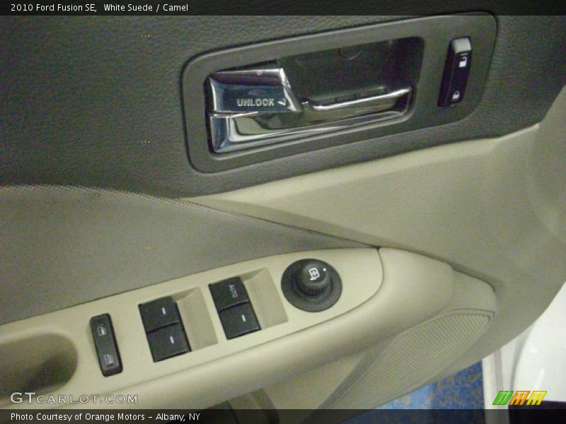 White Suede / Camel 2010 Ford Fusion SE