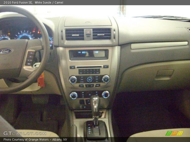 White Suede / Camel 2010 Ford Fusion SE