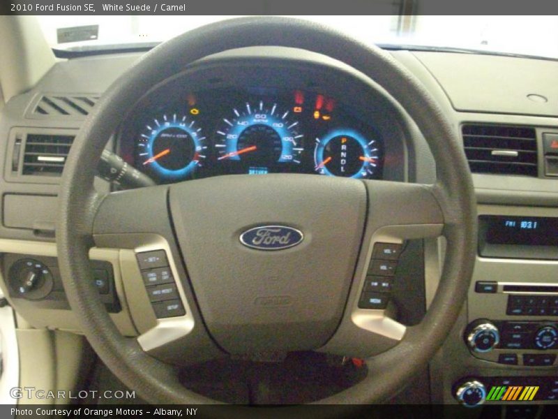 White Suede / Camel 2010 Ford Fusion SE
