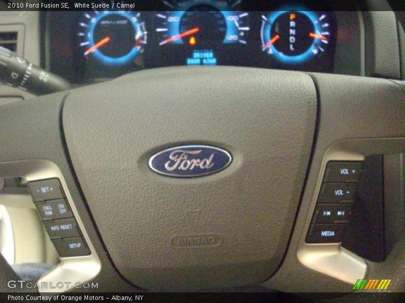 White Suede / Camel 2010 Ford Fusion SE