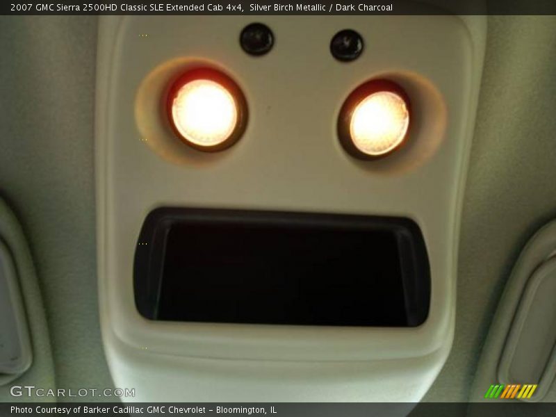 Silver Birch Metallic / Dark Charcoal 2007 GMC Sierra 2500HD Classic SLE Extended Cab 4x4