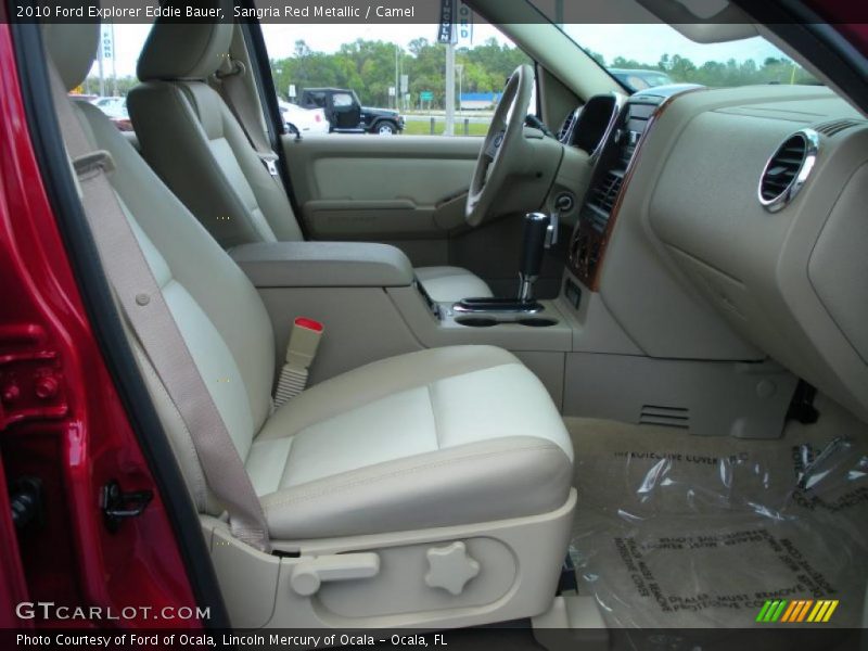 Sangria Red Metallic / Camel 2010 Ford Explorer Eddie Bauer