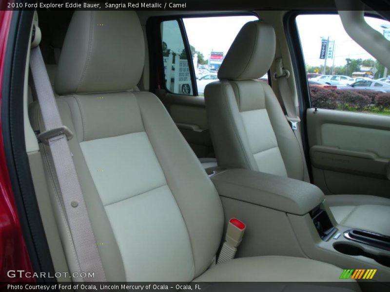 Sangria Red Metallic / Camel 2010 Ford Explorer Eddie Bauer
