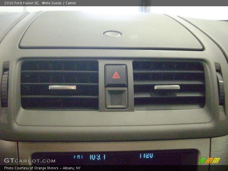 White Suede / Camel 2010 Ford Fusion SE
