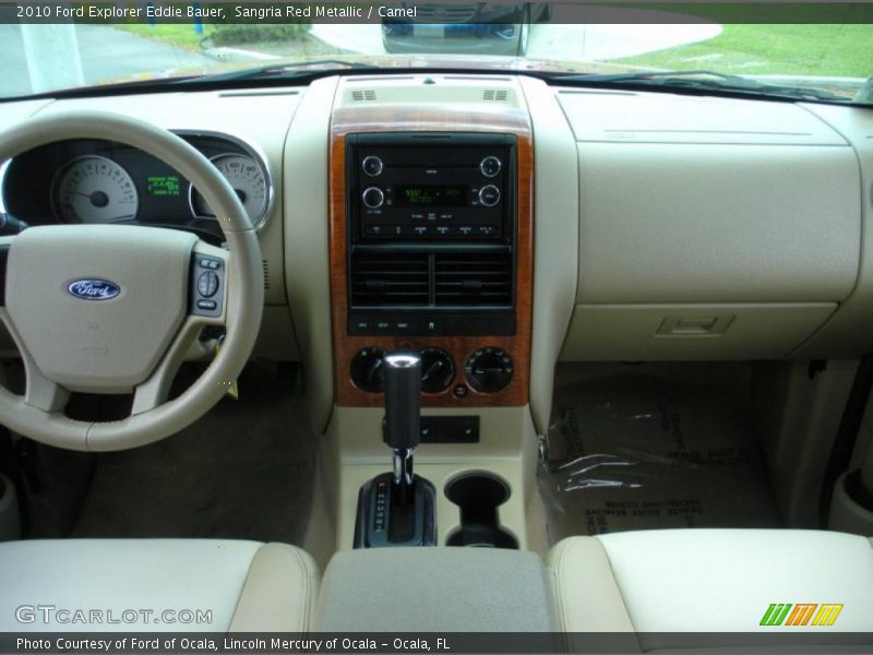 Sangria Red Metallic / Camel 2010 Ford Explorer Eddie Bauer