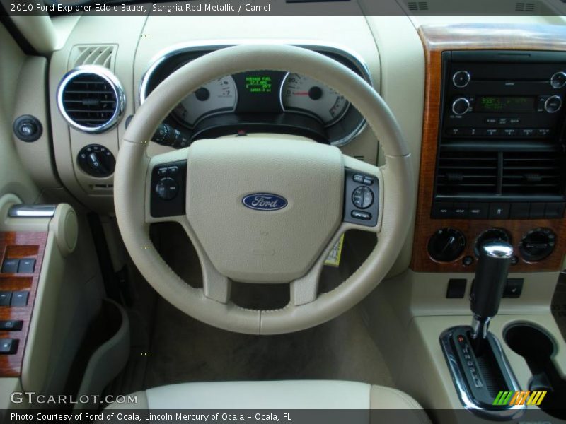 Sangria Red Metallic / Camel 2010 Ford Explorer Eddie Bauer