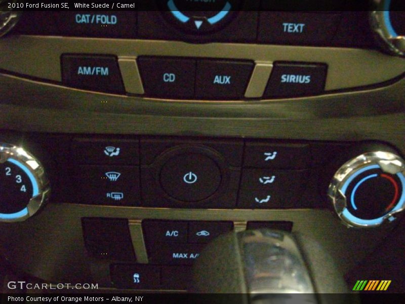 White Suede / Camel 2010 Ford Fusion SE