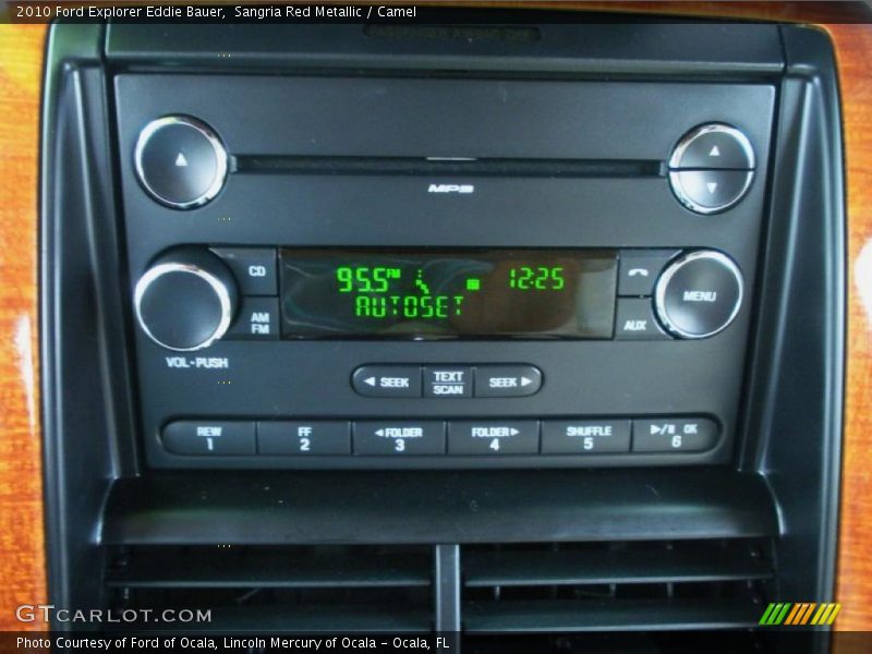 Sangria Red Metallic / Camel 2010 Ford Explorer Eddie Bauer