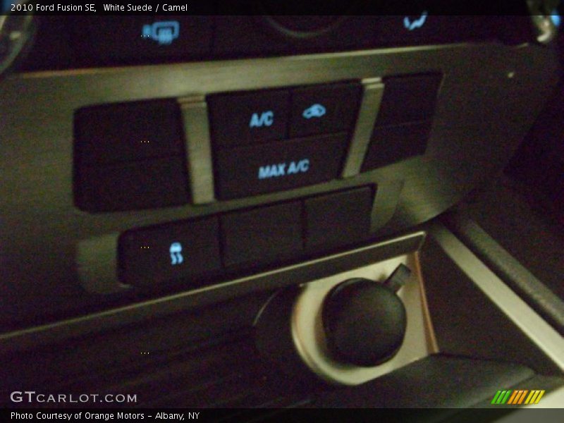 White Suede / Camel 2010 Ford Fusion SE
