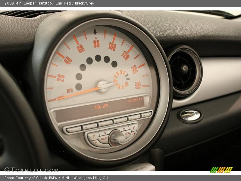 Chili Red / Black/Grey 2009 Mini Cooper Hardtop