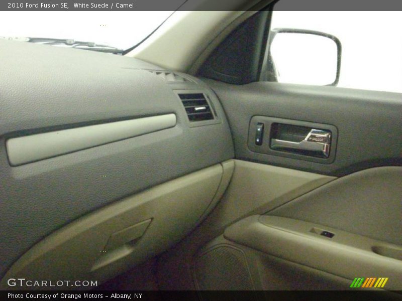 White Suede / Camel 2010 Ford Fusion SE