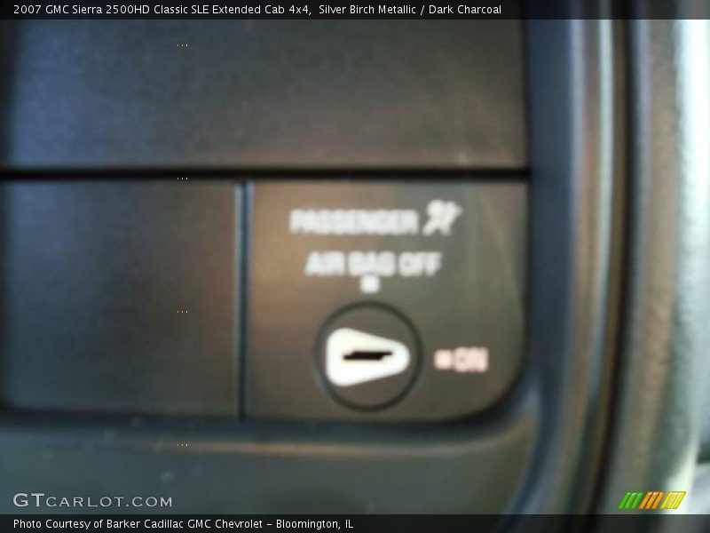 Silver Birch Metallic / Dark Charcoal 2007 GMC Sierra 2500HD Classic SLE Extended Cab 4x4