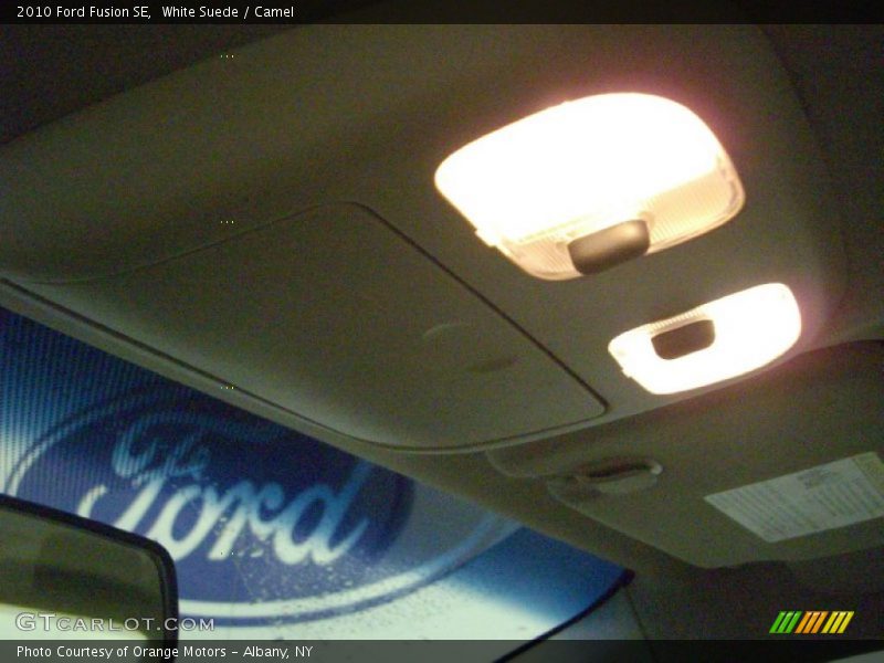 White Suede / Camel 2010 Ford Fusion SE