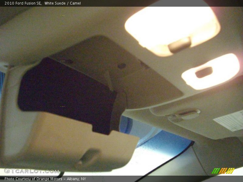 White Suede / Camel 2010 Ford Fusion SE