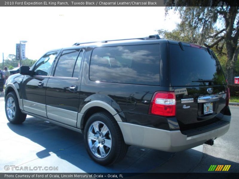 Tuxedo Black / Chaparral Leather/Charcoal Black 2010 Ford Expedition EL King Ranch