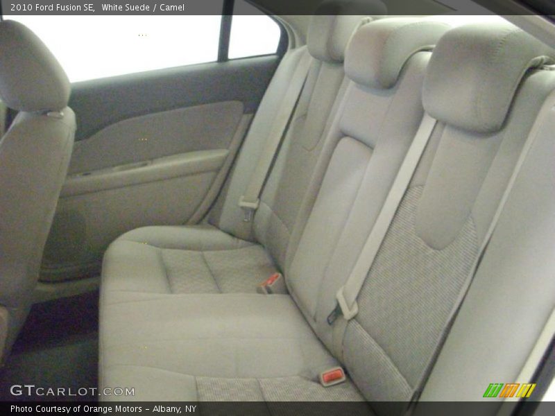 White Suede / Camel 2010 Ford Fusion SE