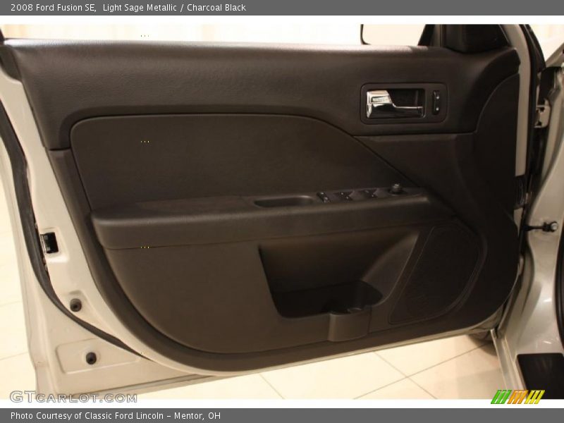 Light Sage Metallic / Charcoal Black 2008 Ford Fusion SE