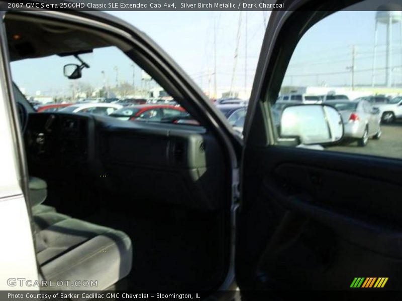 Silver Birch Metallic / Dark Charcoal 2007 GMC Sierra 2500HD Classic SLE Extended Cab 4x4