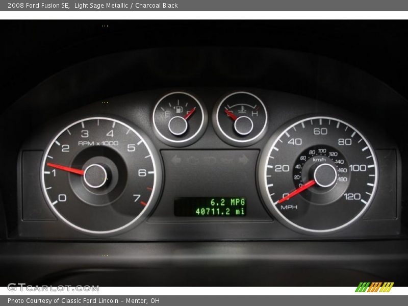 Light Sage Metallic / Charcoal Black 2008 Ford Fusion SE