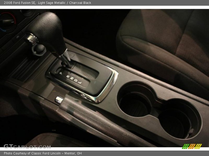 Light Sage Metallic / Charcoal Black 2008 Ford Fusion SE