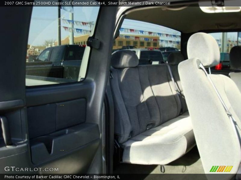 Silver Birch Metallic / Dark Charcoal 2007 GMC Sierra 2500HD Classic SLE Extended Cab 4x4